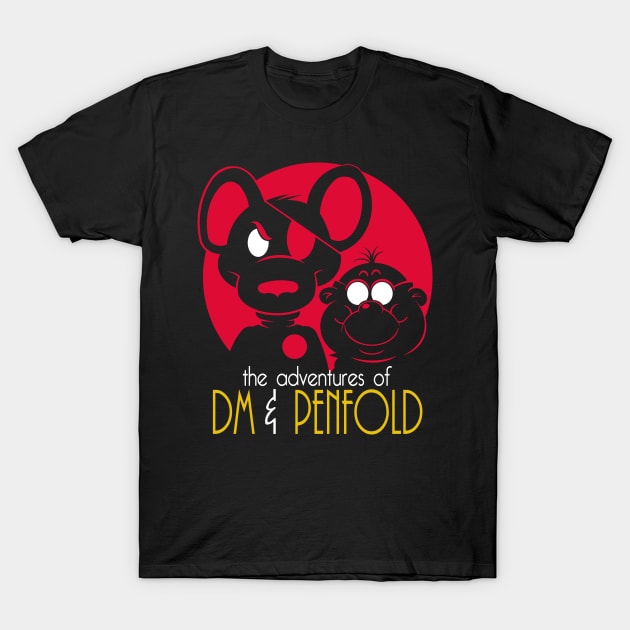 The Adventures of DM & Penfold T-Shirt by ClayGrahamArt